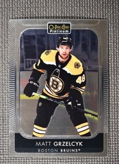 2021-22 O-Pee-Chee Platinum #159 Matt Grzelcyk Boston Bruins